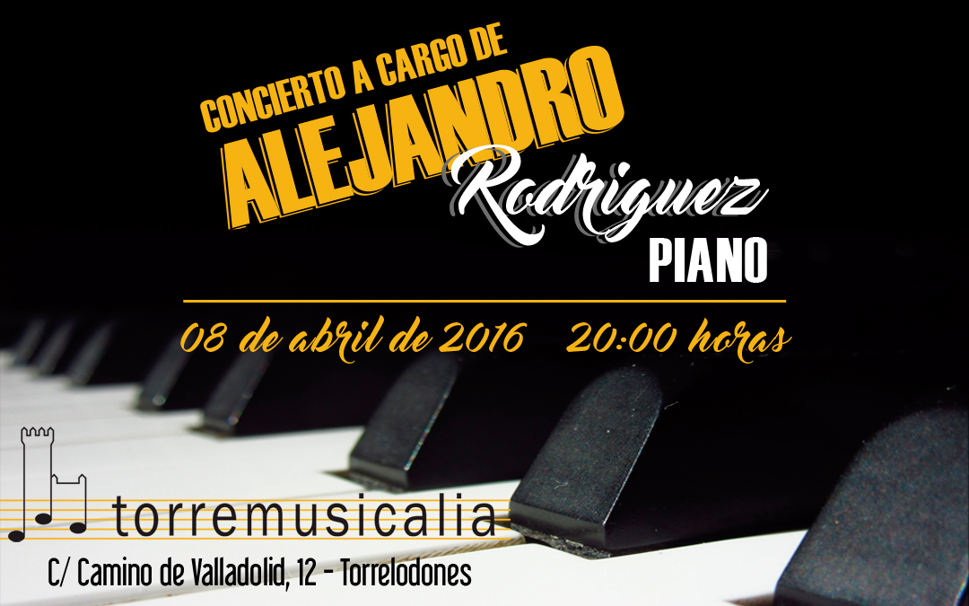 Concierto de piano a cargo de Alejandro Rodriguez.
